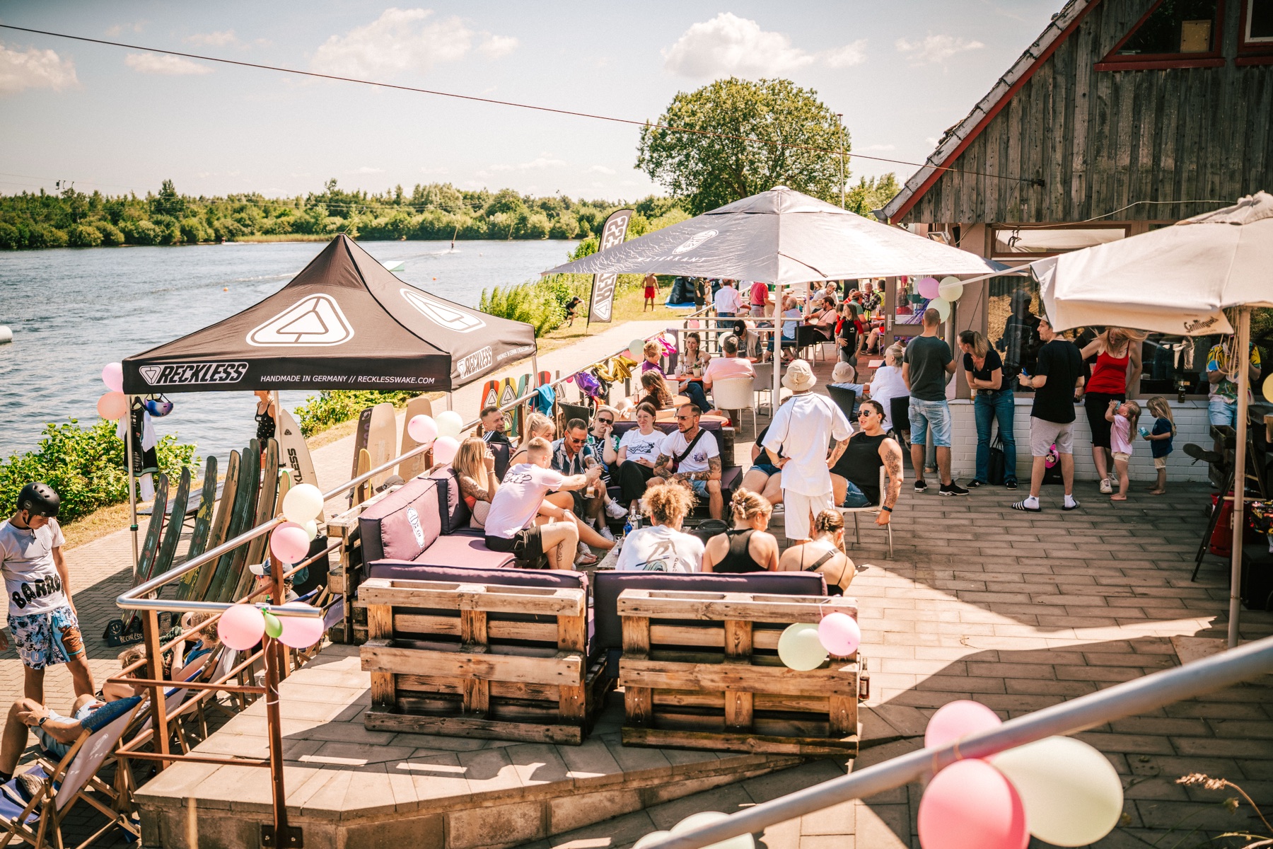 Atmosphäre am Wasserski Jagel